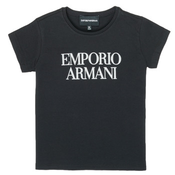 textil Pige T-shirts m. korte ærmer Emporio Armani 8N3T03-3J08Z-0999 Sort