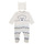 textil Dreng Pyjamas / Natskjorte Emporio Armani 6HHV08-4J3IZ-0101 Hvid / Blå