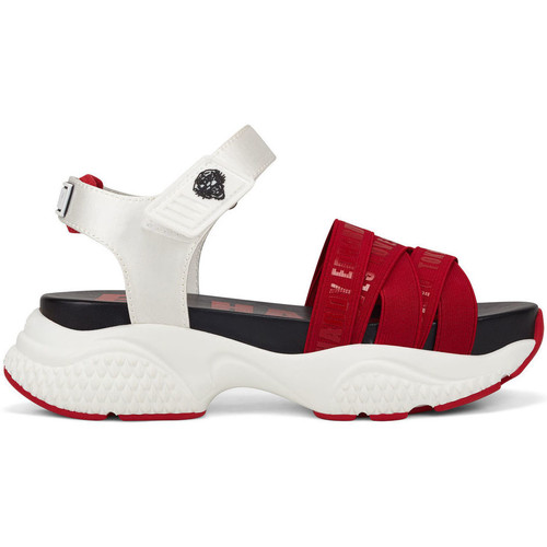 Sko Dame Sneakers Ed Hardy - Overlap sandal red/white Rød