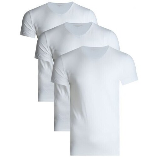 textil Herre T-shirts m. korte ærmer Tommy Hilfiger 3PAK Hvid