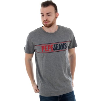 textil Herre T-shirts m. korte ærmer Pepe jeans PM506757 KELIAN - 933 GREY MARL Grå