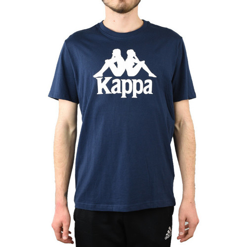 Kappa T-Shirt Blå - textil T-shirts m. korte ærmer Herre 167,00 Kr