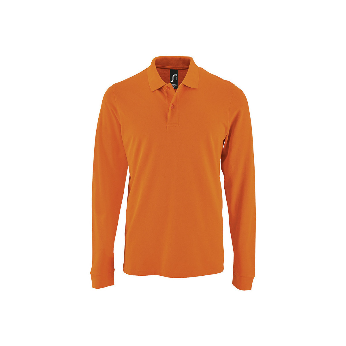 textil Herre Polo-t-shirts m. lange ærmer Sols PERFECT LSL COLORS MEN Orange