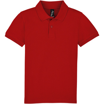 textil Børn Polo-t-shirts m. korte ærmer Sols PERFECT KIDS COLORS Rød