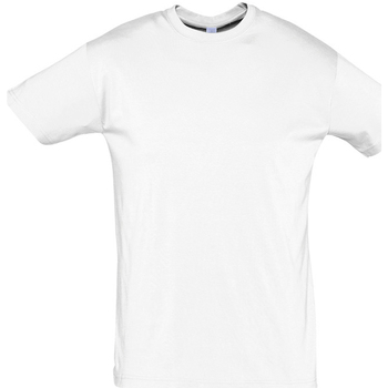 textil Herre T-shirts m. korte ærmer Sols REGENT COLORS MEN Hvid