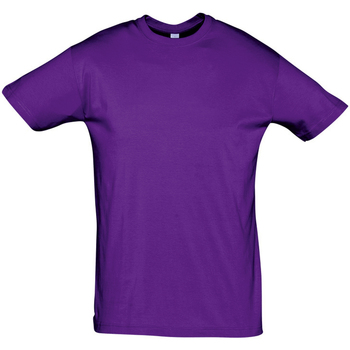 textil Herre T-shirts m. korte ærmer Sols REGENT COLORS MEN Violet