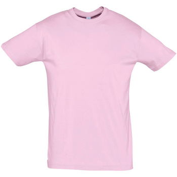 textil Herre T-shirts m. korte ærmer Sols REGENT COLORS MEN Pink
