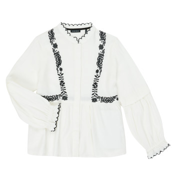 textil Pige Skjorter / Skjortebluser Ikks XR12022 Hvid