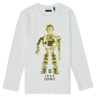 textil Dreng Langærmede T-shirts Ikks XR10233 Hvid