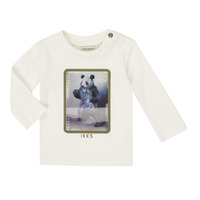 textil Dreng Langærmede T-shirts Ikks XR10101 Hvid