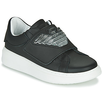 Sko Børn Lave sneakers Emporio Armani XYX014-XOI08 Sort