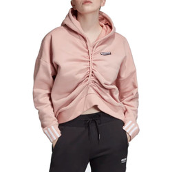 textil Dame Sportsjakker adidas Originals adidas Ruched Hoodie Pink