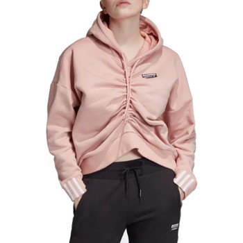 textil Dame Sportsjakker adidas Originals adidas Ruched Hoodie Pink