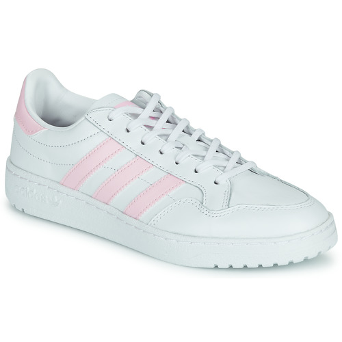 adidas COURT W Hvid / Pink - Gratis fragt | Spartoo.dk ! - Sko Lave sneakers Dame 464,00 Kr