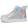 Sko Pige Høje sneakers Skechers TWI-LITES 2.0 Sølv / Pink / Led