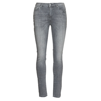 textil Dame Smalle jeans Karl Lagerfeld SKINNY DENIMS W/ CHAIN Grå