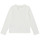 textil Pige Langærmede T-shirts Petit Bateau LOVING Hvid