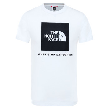textil Børn T-shirts m. korte ærmer The North Face BOX TEE SUMMIT Hvid
