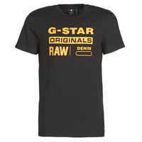 textil Herre T-shirts m. korte ærmer G-Star Raw COMPACT JERSEY O Sort
