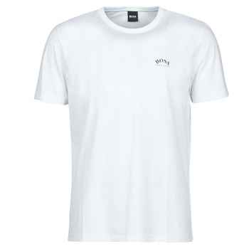 textil Herre T-shirts m. korte ærmer BOSS TEE CURVED Hvid