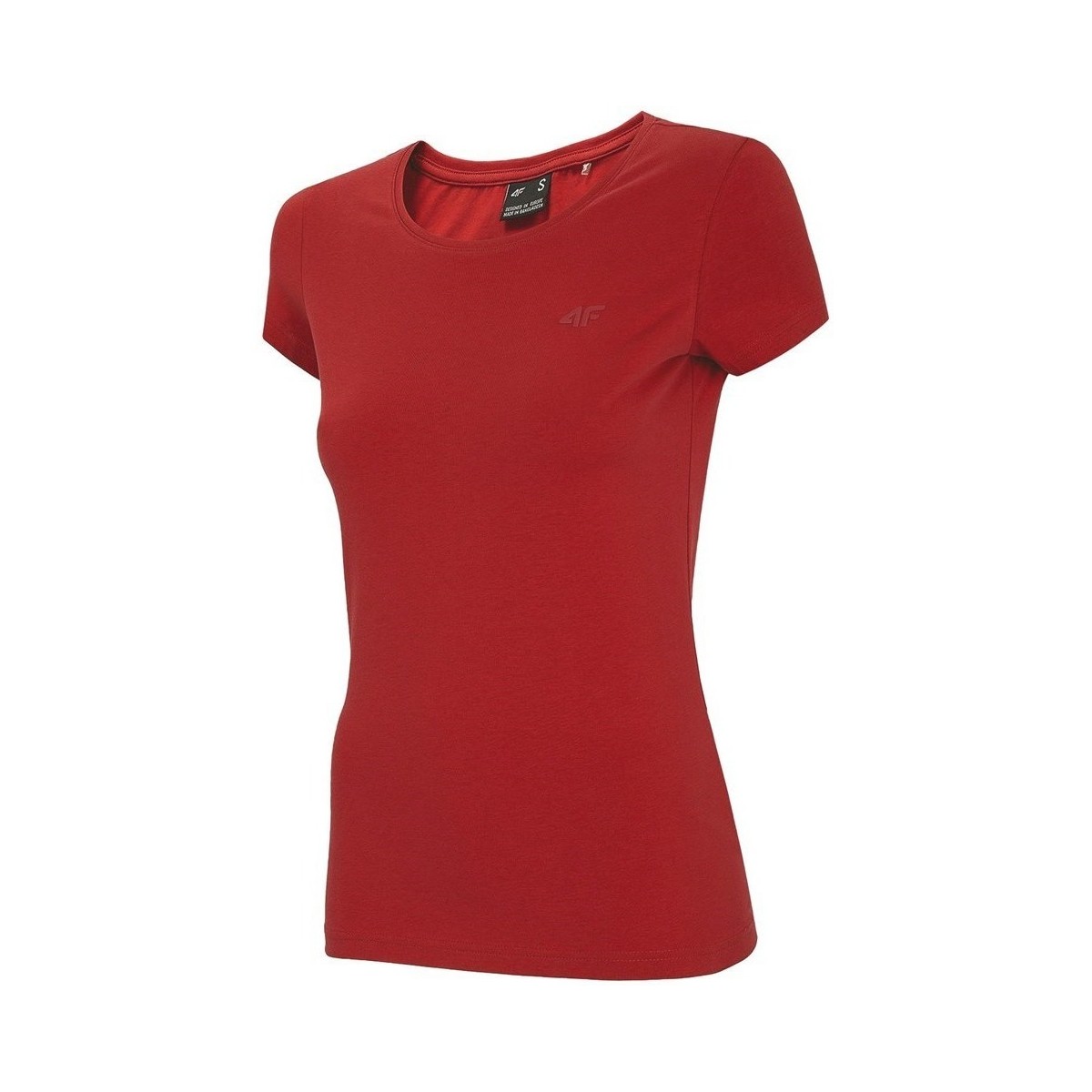 textil Dame T-shirts m. korte ærmer 4F TSD001 Rød