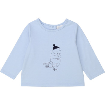 textil Dreng Langærmede T-shirts Carrément Beau Y95249 Blå