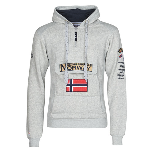 textil Herre Sweatshirts Geographical Norway GYMCLASS Grå / Flerfarvet