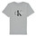 textil Børn T-shirts m. korte ærmer Calvin Klein Jeans MONOGRAM Grå