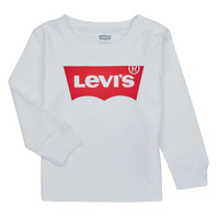 textil Dreng Langærmede T-shirts Levi's BATWING TEE LS Hvid