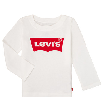 textil Pige Langærmede T-shirts Levi's BATWING TEE LS Hvid