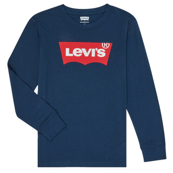 textil Dreng Langærmede T-shirts Levi's BATWING TEE LS Blå