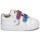 Sko Pige Lave sneakers Converse STAR PLAYER 2V GLITTER TEXTILE OX Hvid / Blå / Pink