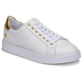 Sko Dame Lave sneakers Lauren Ralph Lauren ANGELINE II Hvid / Guld