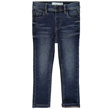 textil Pige Smalle jeans Name it NMFPOLLY Blå