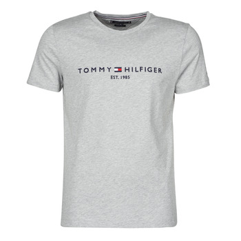 textil Herre T-shirts m. korte ærmer Tommy Hilfiger TOMMY LOGO TEE Grå