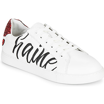 Sko Dame Lave sneakers Bons baisers de Paname SIMONE AMOUR/HAINE Hvid