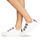 Sko Dame Lave sneakers Bons baisers de Paname EDITH GLITTER TONGUE Hvid