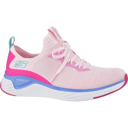 Sko Dame Lave sneakers Skechers Solare Fuse Blå, Pink, Hvid