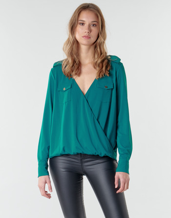 textil Dame Toppe / Bluser Marciano SALLY CREPE TOP Grøn