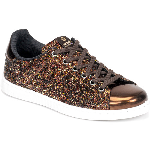 Victoria TENIS GLITTER Bronze - Sko Lave sneakers Dame 464,00