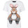 textil Dame T-shirts m. korte ærmer Domrebel Boots Box T-Shirt Hvid