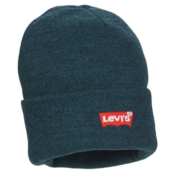 Accessories Huer Levi's RED BATWING EMBROIDERED SLOUCHY BEANIE Blå