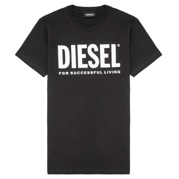 textil Børn T-shirts m. korte ærmer Diesel TJUSTLOGO Sort