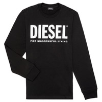 textil Børn Langærmede T-shirts Diesel TJUSTLOGO ML Sort