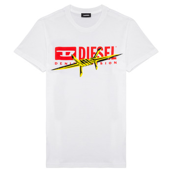 textil Dreng T-shirts m. korte ærmer Diesel TDIEGOBX2 Hvid