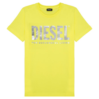 textil Pige T-shirts m. korte ærmer Diesel TSILYWX Gul
