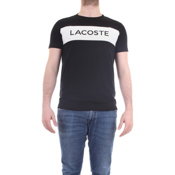 textil Herre T-shirts m. korte ærmer Lacoste TH4865-00 Rød