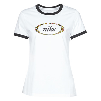 textil Dame T-shirts m. korte ærmer Nike W NSW TEE FEMME RINGER Hvid