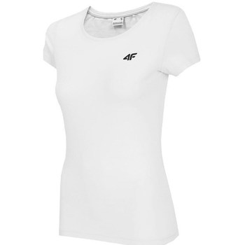 textil Dame T-shirts m. korte ærmer 4F NOSH4 TSD001 Biały Hvid