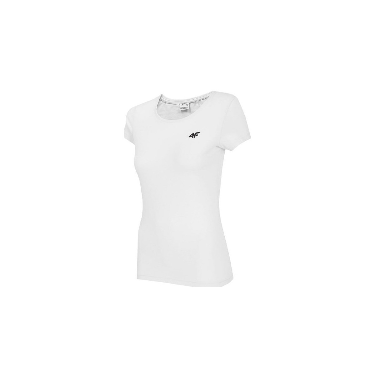 textil Dame T-shirts m. korte ærmer 4F NOSH4 TSD001 Biały Hvid